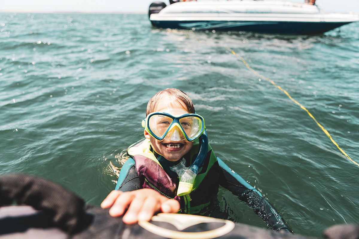 Kid Boating