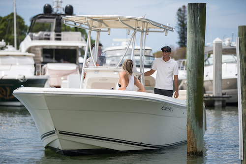 center console vs catamaran